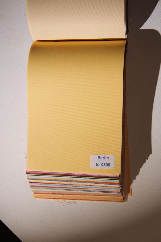 Рулонна штора Berlin відкритого типу Жовтий