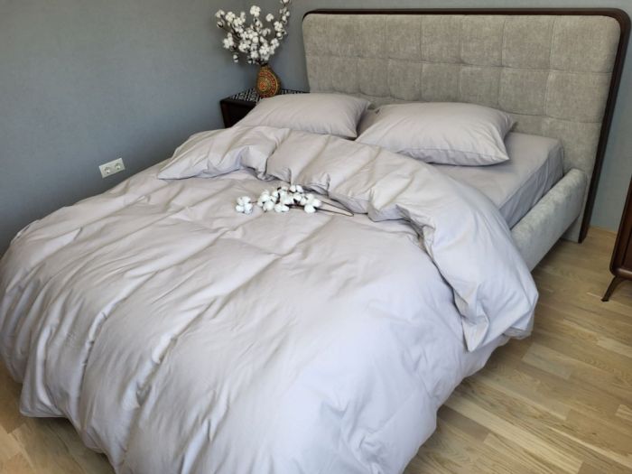 Сірий мусон S146, Turkish flannel (Полуторний)