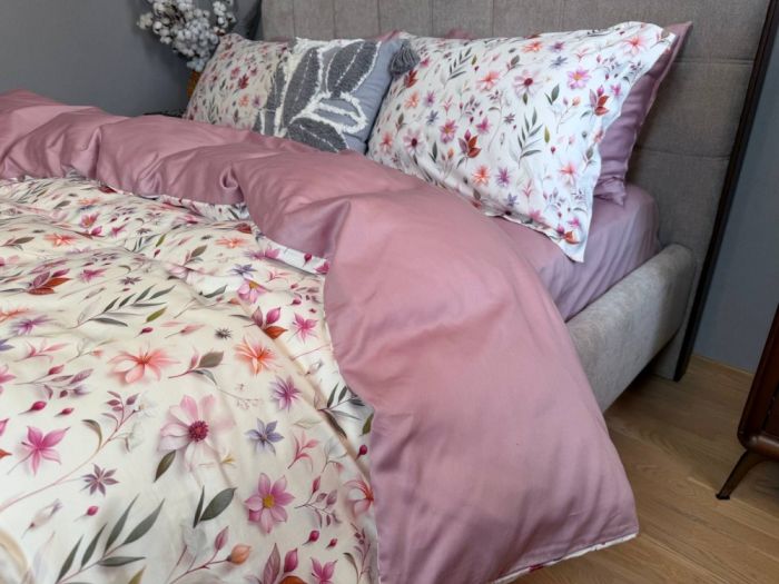 Сатин PREMIUM, FLOWER DREAM (Полуторний)