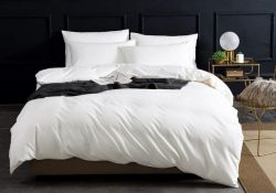 Сатин однотонний WHITE (Полуторний)