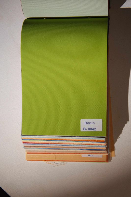 Рулонна штора Berlin відкритого типу Салатовий