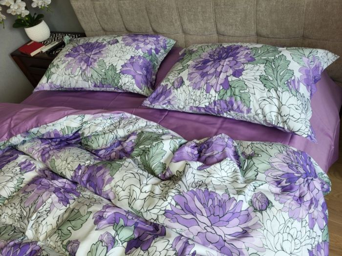 Сатин PREMIUM, BEAUTY (Полуторний)