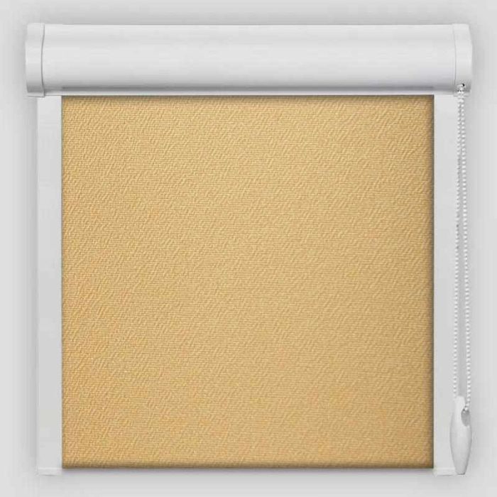 Рулонна штора Перла закритого типу Жовтий