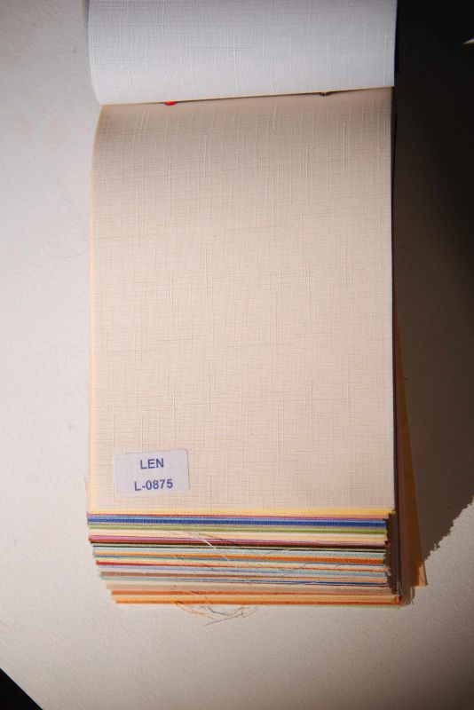 Рулонна штора Льон відкритого типу Шампань (Len-RSS-01-2029)