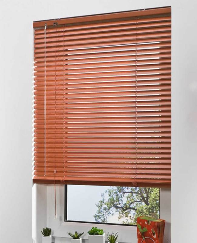 Жалюзі горизонтальні алюмінієві Мідний