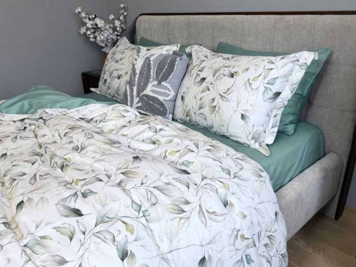 Сатин PREMIUM, HERBALY (Полуторний)