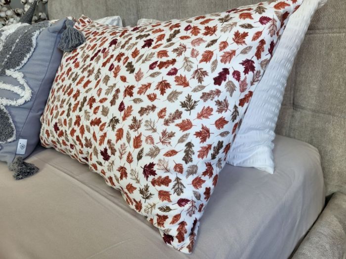 Багряна осінь/сірий мусон, Turkish flannel (Полуторний)