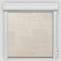 Рулонна штора Топаз закритого типу Молочний