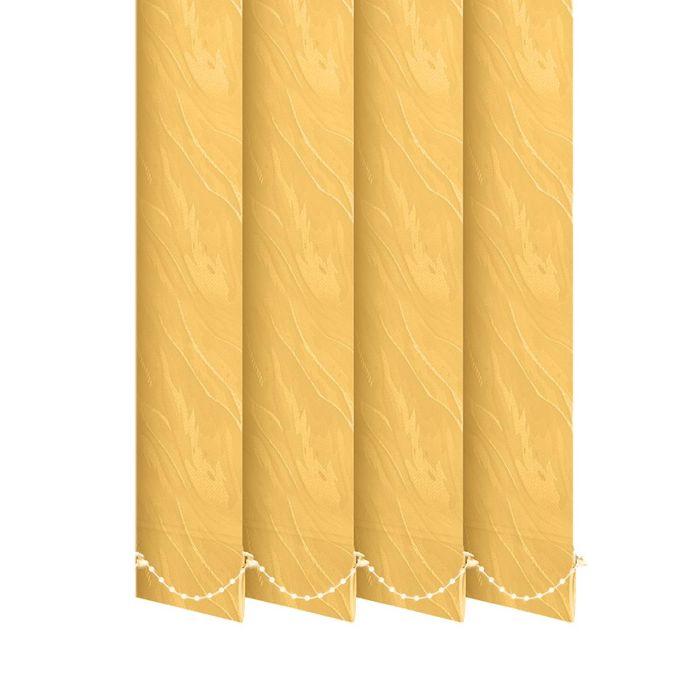 Жалюзі на вікно Сандра вертикальні 89 мм тканинні Жовтий