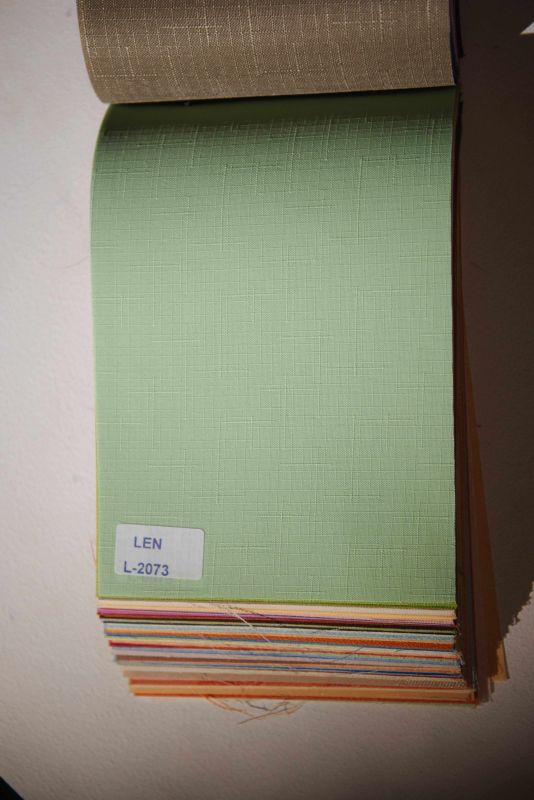 Рулонна штора Льон відкритого типу М'ятний (Len-RSS-01-1195)