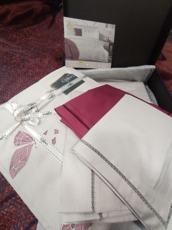 Двоспальний Євро комплект Sarev Papilio Сатин Преміум+світиться у темноті