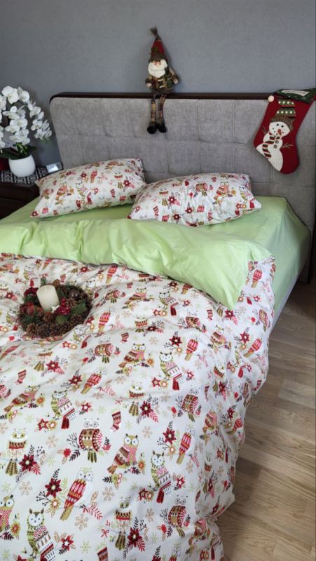 Совенята, cotton (Полуторний)