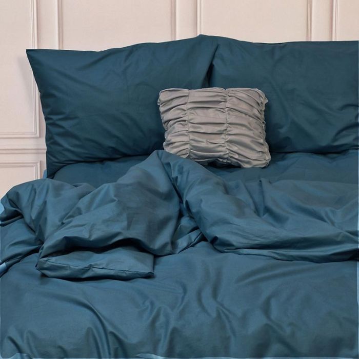 Постільна білизна Морська хвиля Ранфорс MERISET - Сімейний на резинці