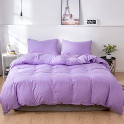 Постільна білизна Лавандовий настрій Ранфорс MERISET - Сімейний на резинці