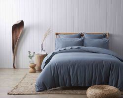 Постільна білизна Джинс Ранфорс MERISET - Сімейний на резинці