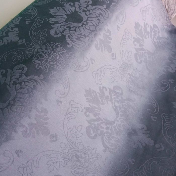 Постільна білизна ANTHRACITE DAMASK Жакард MERISET - Полуторний на резинці