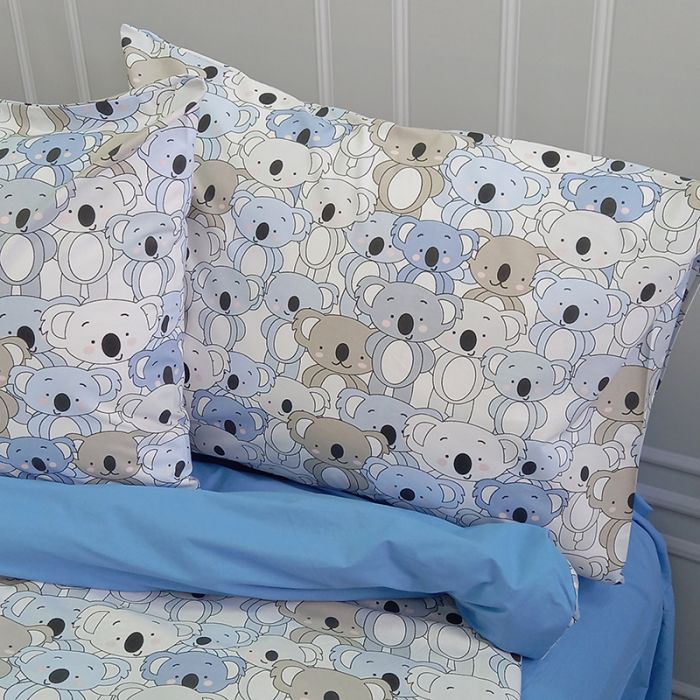 Постільна білизна Коалки Ранфорс MERISET - Сімейний на резинці