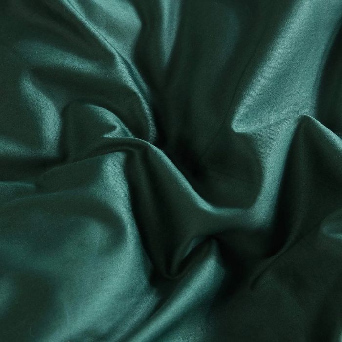 Постільна білизна ROYAL GREEN Premium Сатин однотон MERISET - Сімейний на резинці