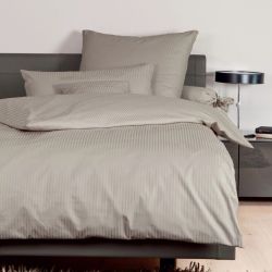 Постільна білизна SMOKY NUDE Elite Сатин страйп MERISET - Сімейний на резинці