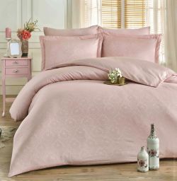 Постільна білизна PUDRA CLASSIK DAMASK Жакард MERISET - Сімейний на резинці