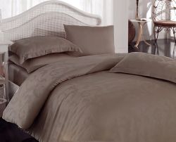 Постільна білизна CAPUCCINO CURL Жакард MERISET - Сімейний на резинці