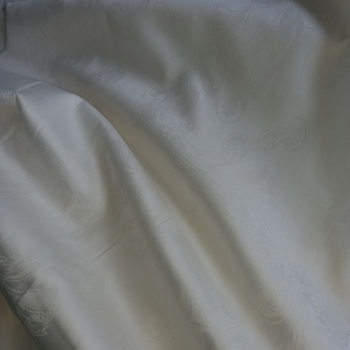 Постільна білизна IVORY CURL Жакард MERISET - Сімейний на резинці