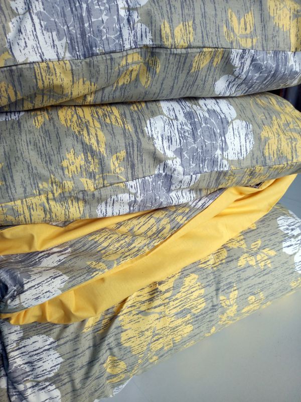 Постільна білизна Флора Ранфорс MERISET - Сімейний на резинці