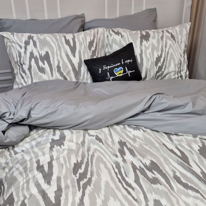 Постільна білизна Монохром Ранфорс MERISET - Євро