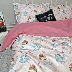Постільна білизна Барбіленд Ранфорс MERISET - Сімейний на резинці