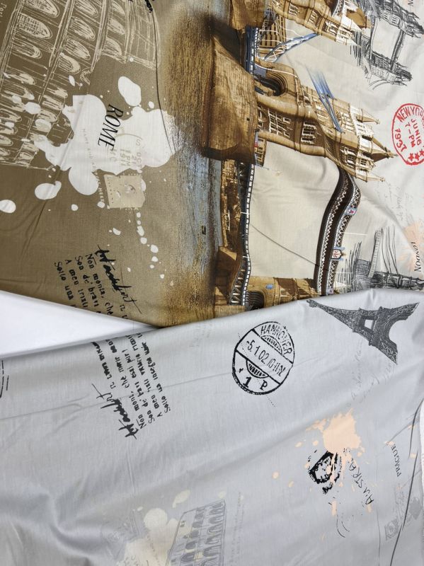 Мандри, сатин (Полуторний)