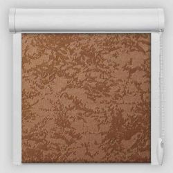 Рулонна штора Агат закритого типу Коричневий