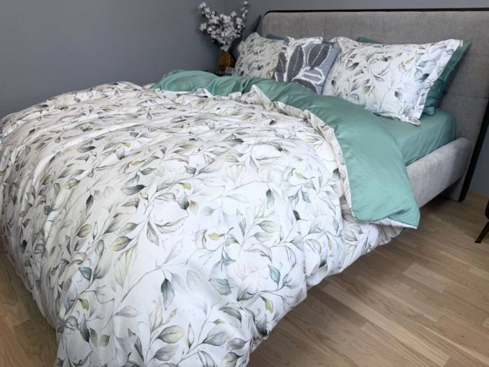 Сатин PREMIUM, HERBALY (Полуторний)