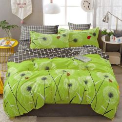 Постільна білизна Весняний ранок Бязь Люкс MERISET - Сімейний на резинці