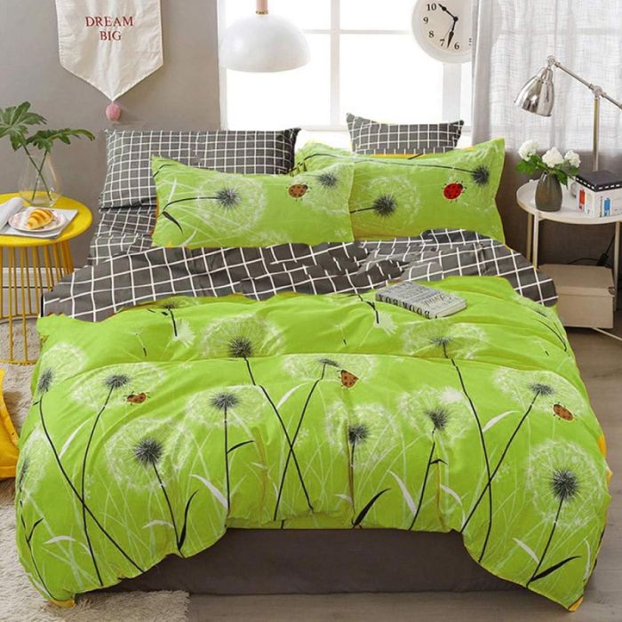 Постільна білизна Весняний ранок Бязь Люкс MERISET - Сімейний на резинці