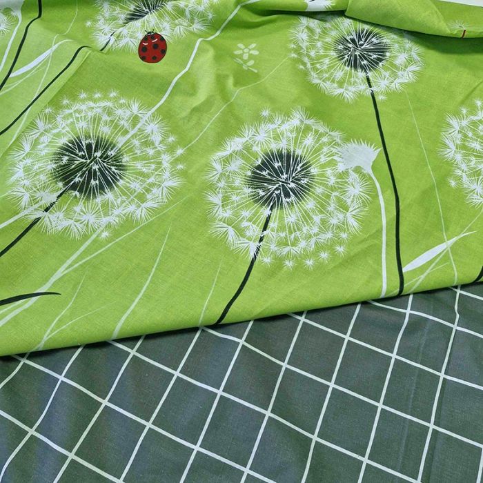 Постільна білизна Весняний ранок Бязь Люкс MERISET - Сімейний на резинці