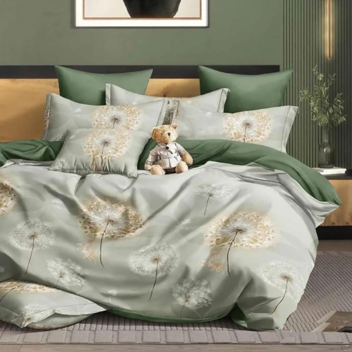 Постільна білизна Купава Сатин MERISET - Сімейний на резинці