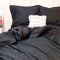 Постільна білизна Жакард BLACK ELEGANT сатин MERISET - Сімейний на резинці