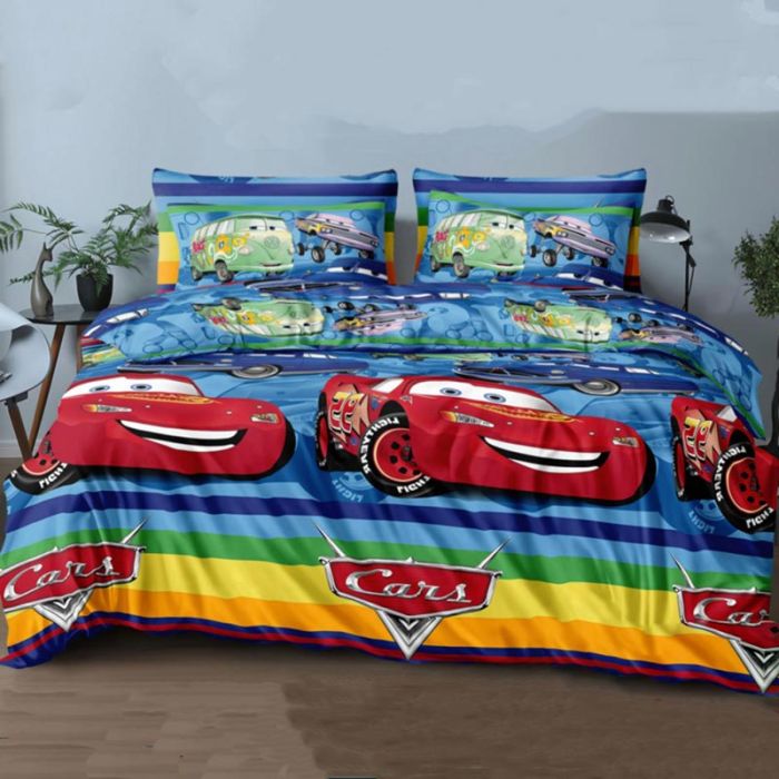 Постільна білизна Бязь Люкс Молнія Маквін MERISET - Сімейний на резинці