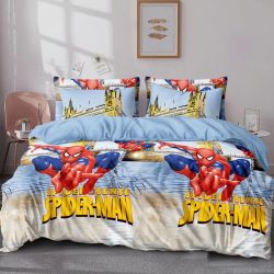 Постільна білизна Бязь Люкс Людина павук MERISET - Сімейний на резинці