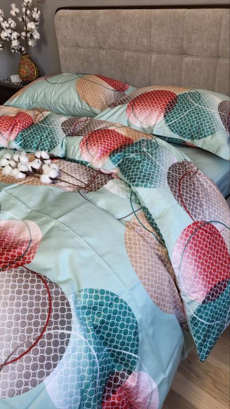 Сатин PREMIUM, TOLEDO COLORFUL UNO (Полуторний)