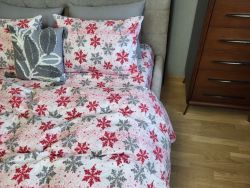 Сніжинка сіра, Turkish flannel (Полуторний)