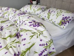 Лаванда/білий, Turkish flannel підк. двостор. (Євро)