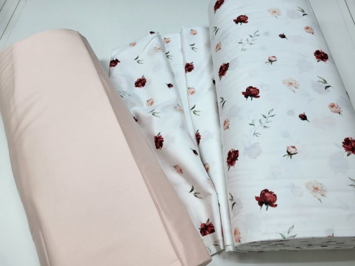 Сатин PREMIUM, VICTORIA (Полуторний)