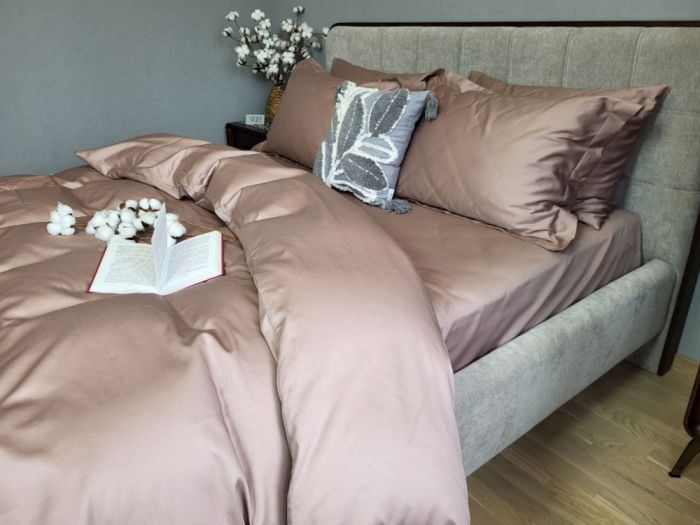 Сатин однотонний FOREST ROSE, №0347 (Полуторний)