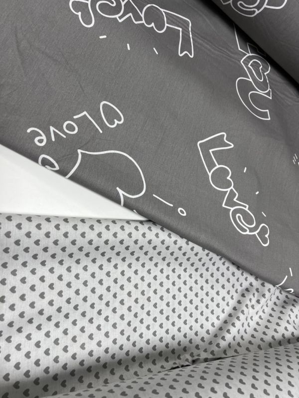 Валентинка, ранфорс (Полуторний)