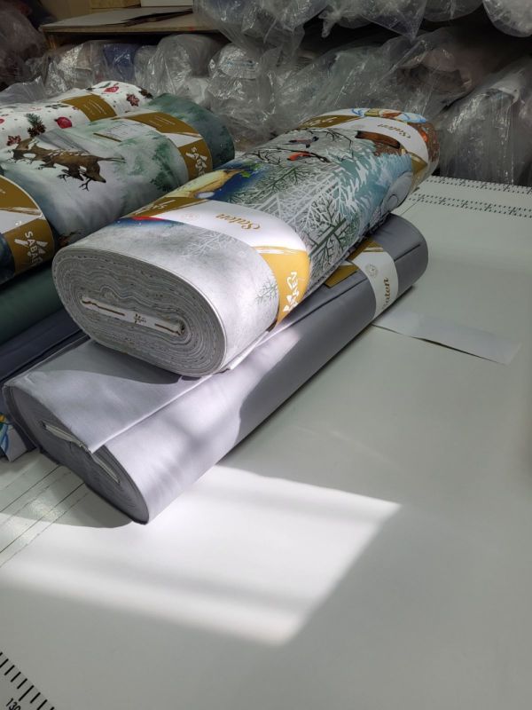 Сатин PREMIUM, SNOWY FOREST NEW (Полуторний)