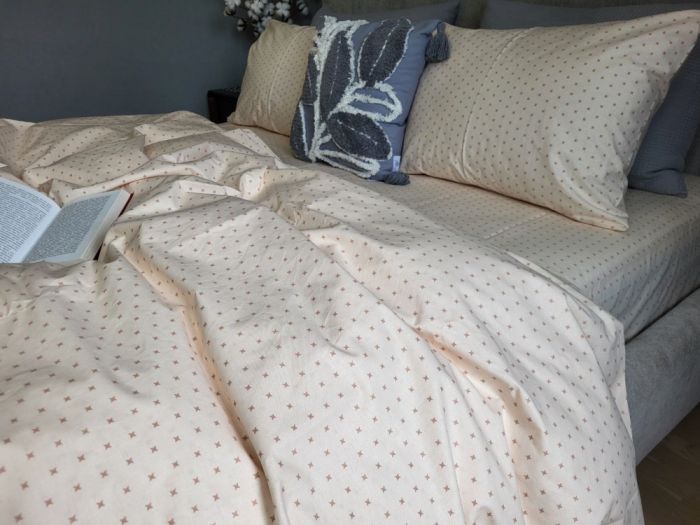 Зірочка крем-брюле, бязь PREMIUM (Полуторний)