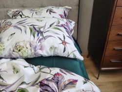 Сатин PREMIUM, PEONIES (Полуторний)