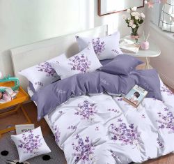 Букет лаванди, ранфорс (Полуторний)