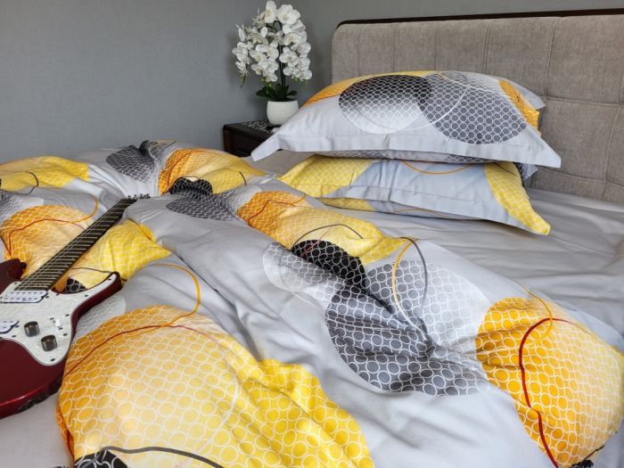 Cатин PREMIUM, TOLEDO GRAY нав 50/70+5см (Євро)